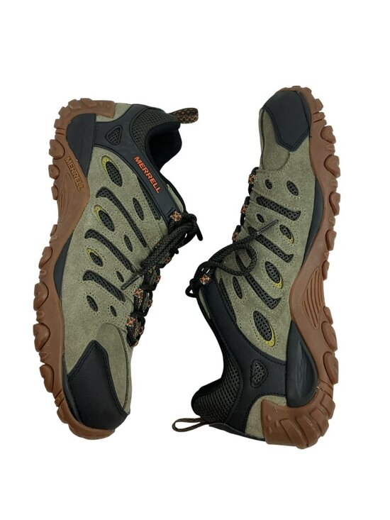 New Merrell Crosslander 2 Suede Leather Hiking Shoes Mens 13 Olive Black main image 8
